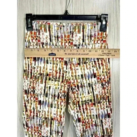 Lior Paris Pants Womens Size 2 Joy Ditzy Print Crop Pull On Legging Stretch NEW - Picture 8 of 8